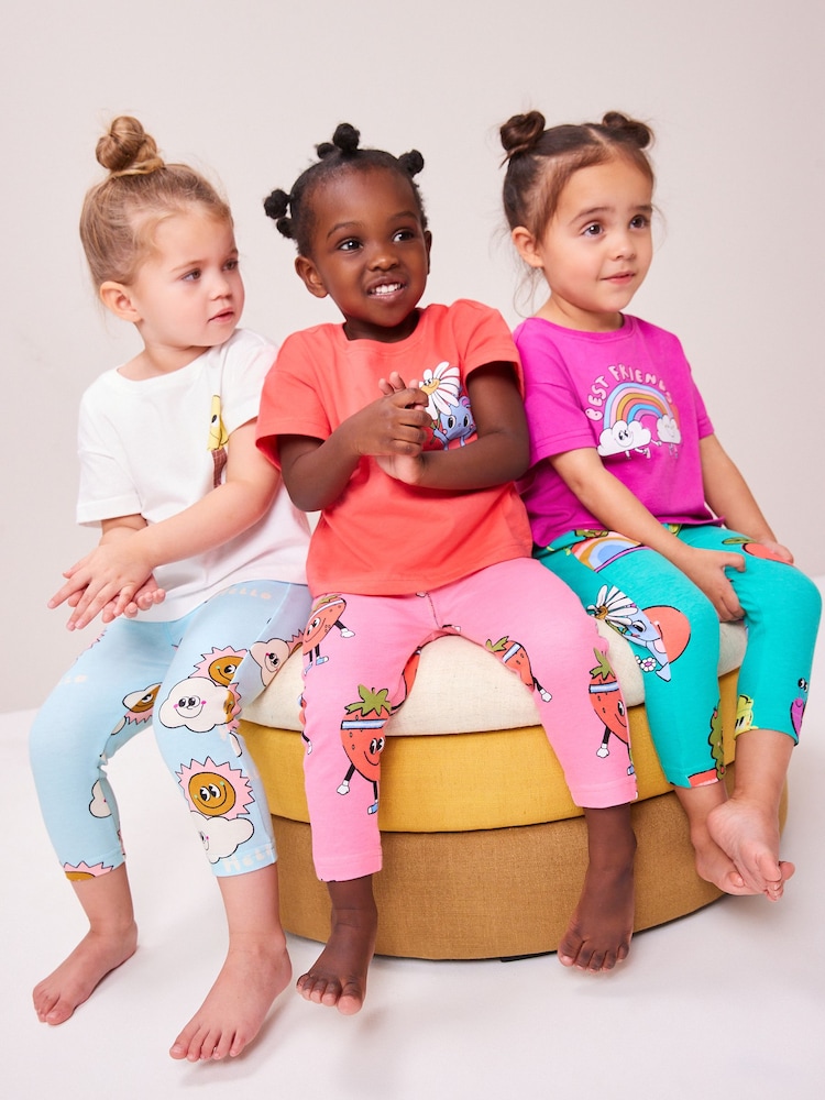 Multi Character Legging Pyjamas 3 Pack (9mths-8yrs) - Image 1 of 14