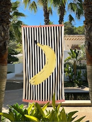 Rockett St George Banana 100% Cotton Beach Towel - Image 1 of 1
