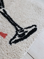 Rockett St George Multi Extra Dirty Martini Slogan 100% Cotton Bath Mat - Image 2 of 3