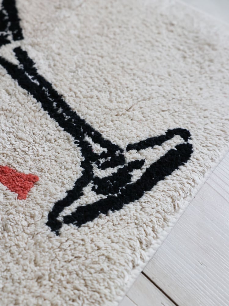 Rockett St George Multi Extra Dirty Martini Slogan 100% Cotton Bath Mat - Image 2 of 3