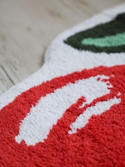 Rockett St George Red Cherries 100% Cotton Bath Mat - Image 2 of 3