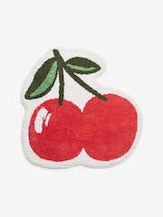 Rockett St George Red Cherries 100% Cotton Bath Mat - Image 3 of 3