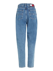 Tommy Jeans Blue Mom Ultra High Rise Tapered Jeans - Image 10 of 11