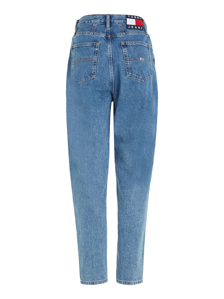 Tommy Jeans Blue Mom Ultra High Rise Tapered Jeans - Image 10 of 11