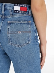 Tommy Jeans Blue Mom Ultra High Rise Tapered Jeans - Image 3 of 11