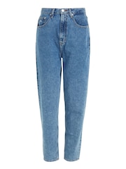 Tommy Jeans Blue Mom Ultra High Rise Tapered Jeans - Image 9 of 11