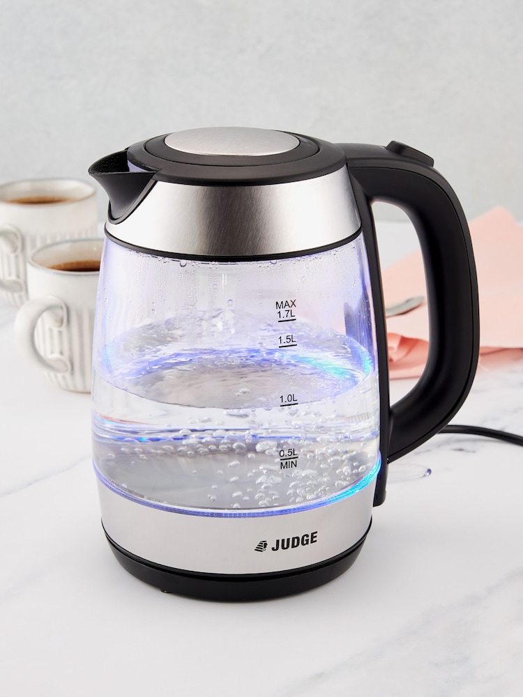 Judge 1.7L Glass Kettle - Image 1 of 4 Judge 1.7L Glass Kettle - Image 1 of 4
