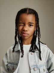 Bleach Wash Oversized Denim Jacket (3-16yrs) - Image 5 of 8