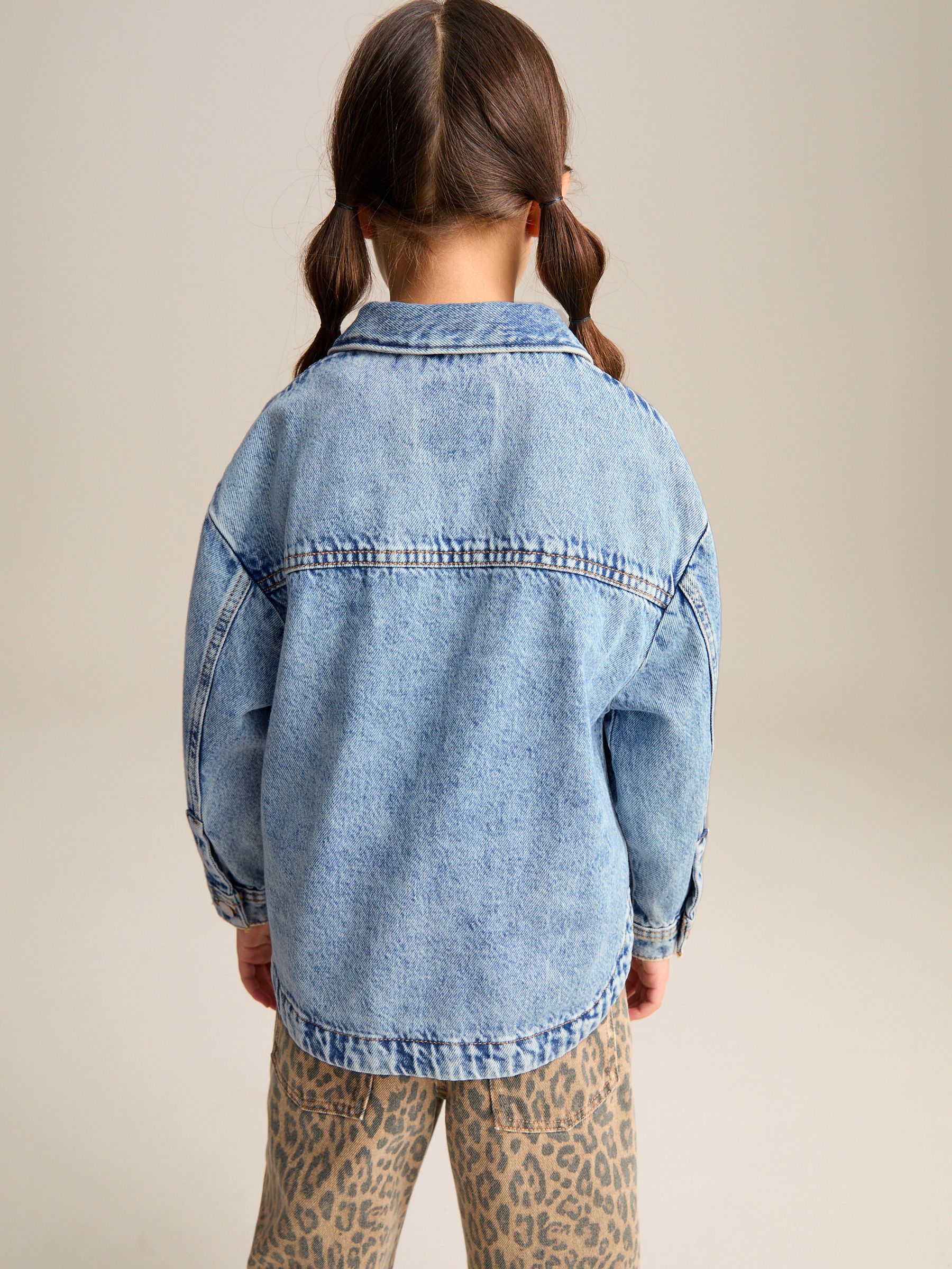Buy Mid Blue Denim Shacket (3-16yrs) from Next USA