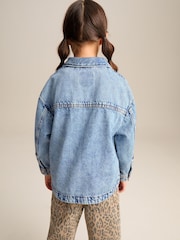 Mid Blue Denim Shacket (3-16yrs) - Image 3 of 8