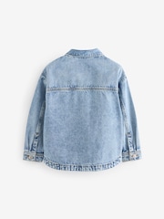Mid Blue Denim Shacket (3-16yrs) - Image 6 of 8