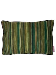Clarissa Hulse Green Artists Stripe Cushion - Image 1 of 2