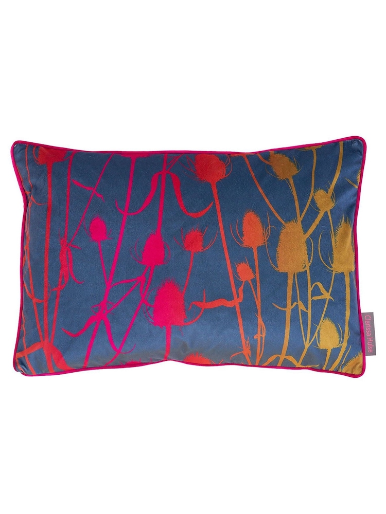 Clarissa Hulse Orange Teasel Cushion - Image 1 of 3