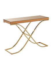 Interiors by Premier Gold Brown Kensington Townhouse Console Table - Image 3 of 3