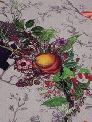 Timorous Beasties Pink Bloomsbury Garden 100% Cotton Bed Set - Image 3 of 6
