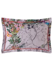 Timorous Beasties Pink Bloomsbury Garden 100% Cotton Bed Set - Image 5 of 6