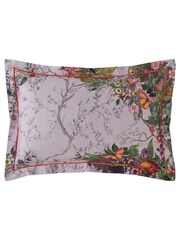 Timorous Beasties Pink Bloomsbury Garden 100% Cotton Bed Set - Image 6 of 6