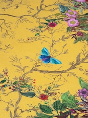 Timorous Beasties Yellow Bloomsbury Garden 100% Cotton Bed Set - Image 6 of 6