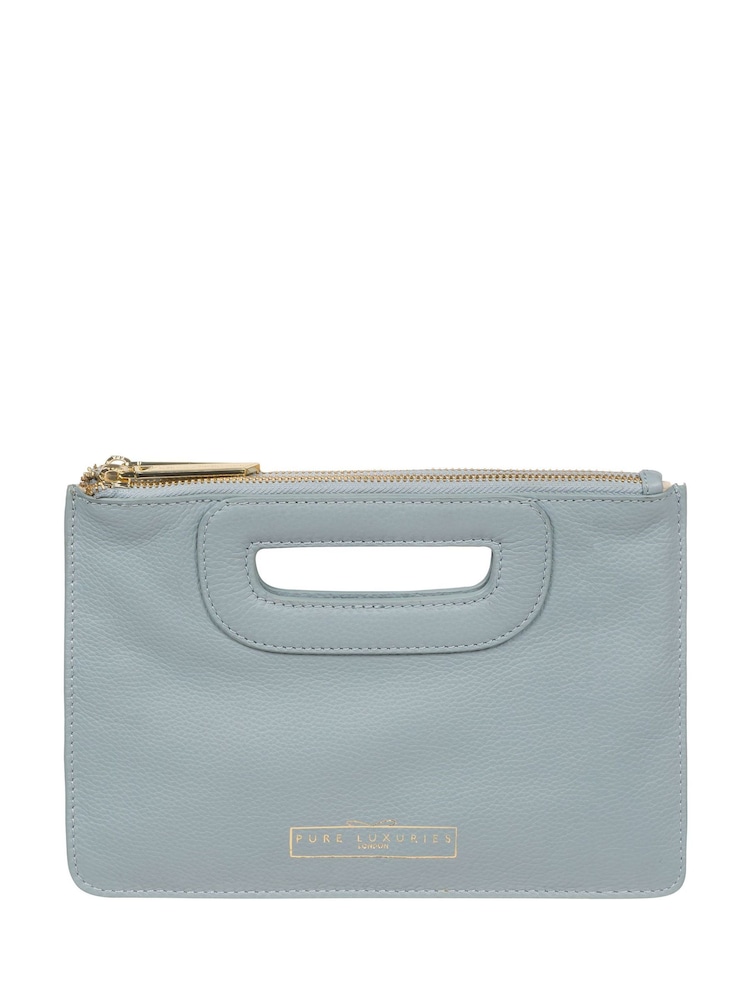 Pure Luxuries London Esher Leather Clutch Bag - Image 6 of 6