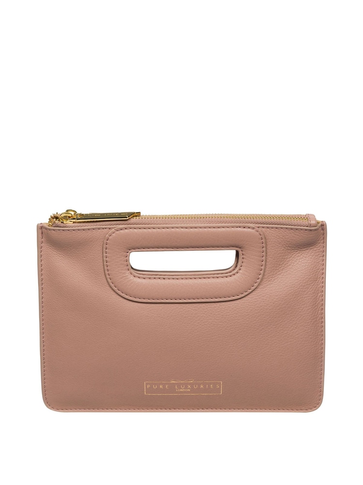 Pure Luxuries London Esher Leather Clutch Bag - Image 2 of 5