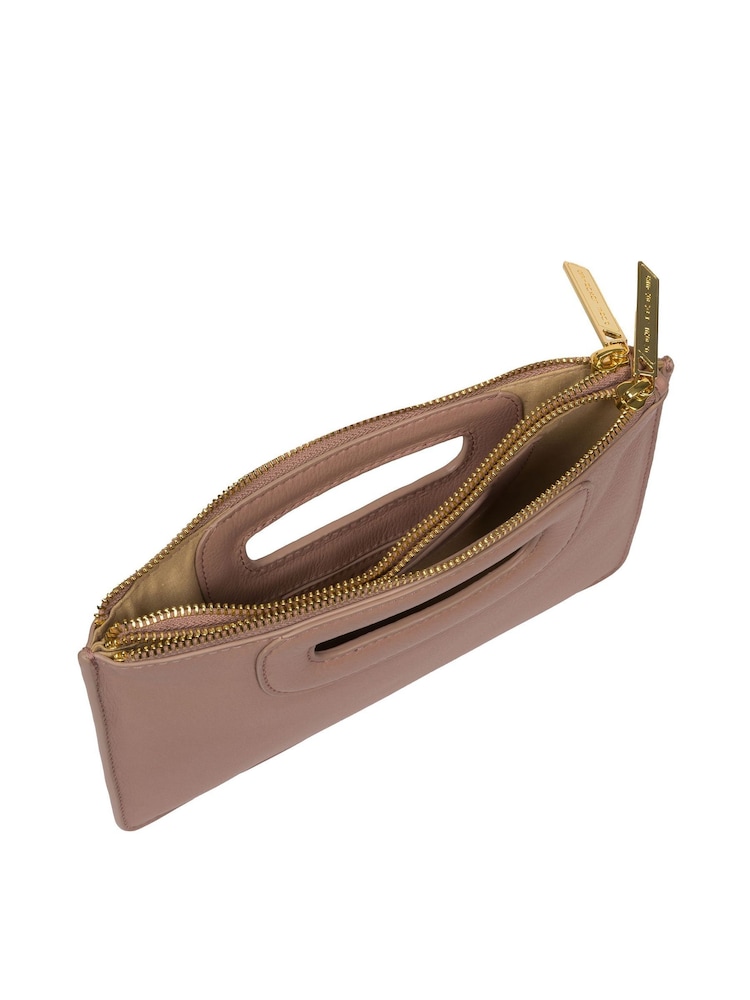 Pure Luxuries London Esher Leather Clutch Bag - Image 4 of 5