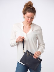 Pure Luxuries London Chalfont Leather Clutch Bag - Image 1 of 7