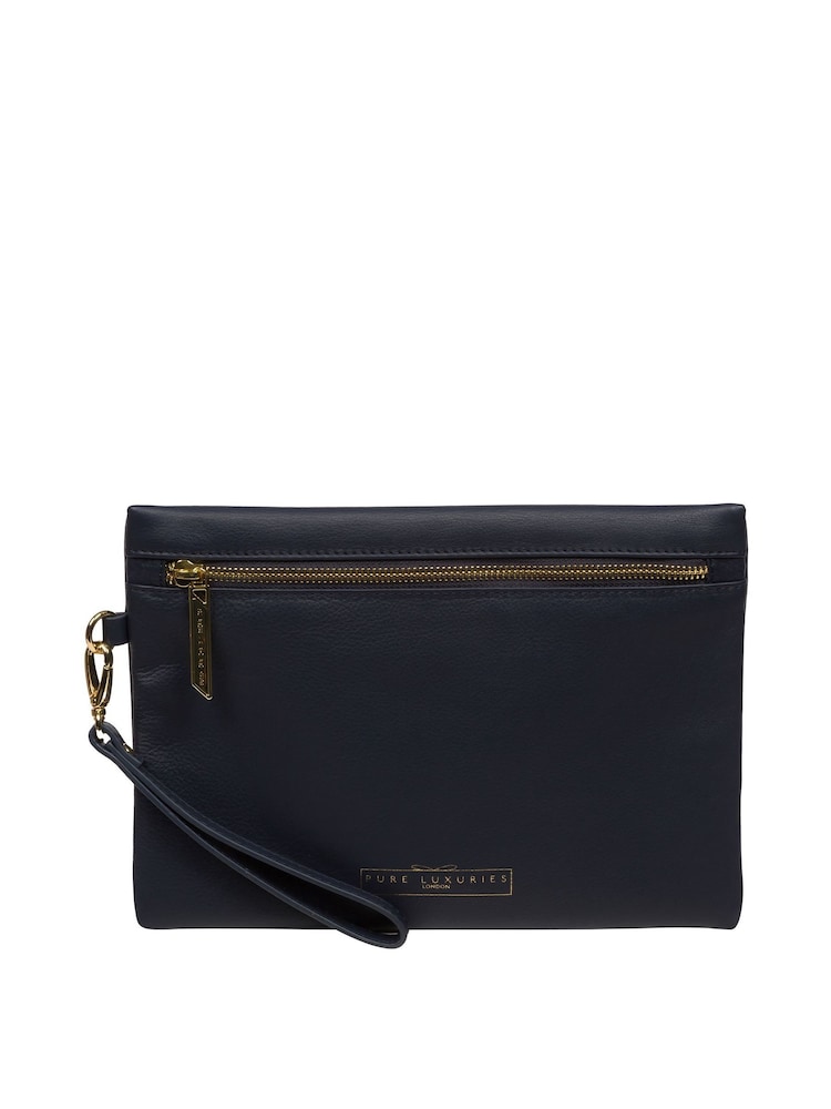 Pure Luxuries London Chalfont Leather Clutch Bag - Image 3 of 7