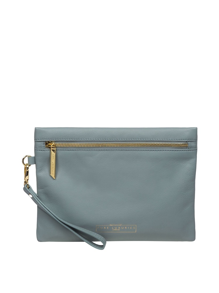 Pure Luxuries London Chalfont Leather Clutch Bag - Image 3 of 7
