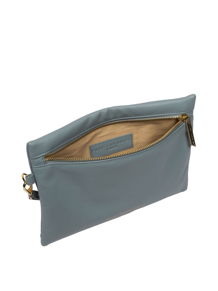 Pure Luxuries London Chalfont Leather Clutch Bag - Image 5 of 7