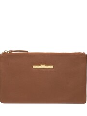 Pure Luxuries London Arlesey Leather Clutch Bag - Image 1 of 2