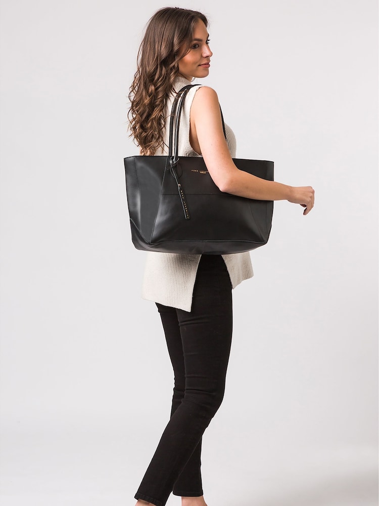 Pure Luxuries London Storrington Vegetable-Tanned Leather Tote Bag - Image 1 of 5