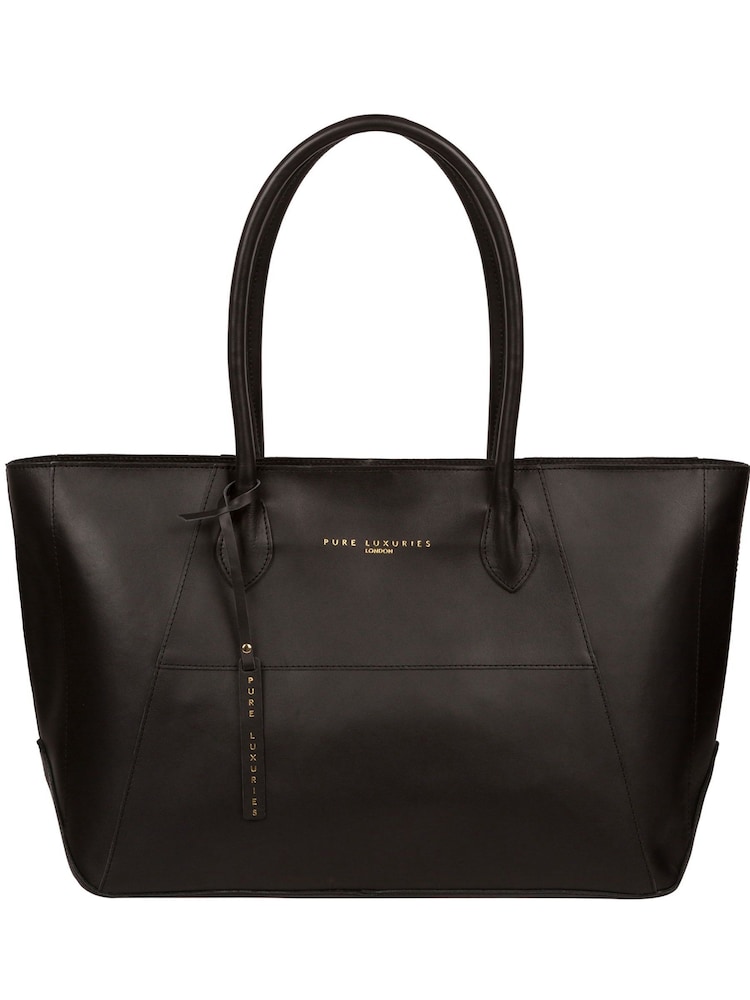 Pure Luxuries London Storrington Vegetable-Tanned Leather Tote Bag - Image 2 of 5