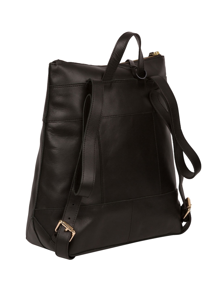 Pure Luxuries London Hastings Vegetable-Tanned Leather Backpack - Image 2 of 5
