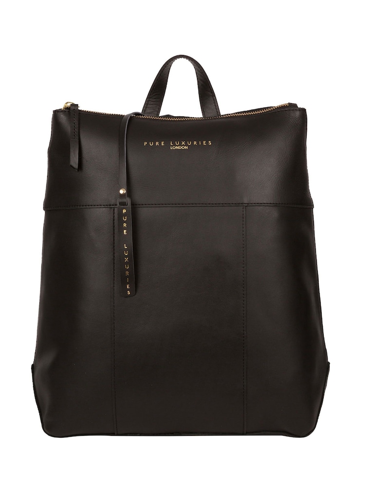 Pure Luxuries London Hastings Vegetable-Tanned Leather Backpack - Image 5 of 5