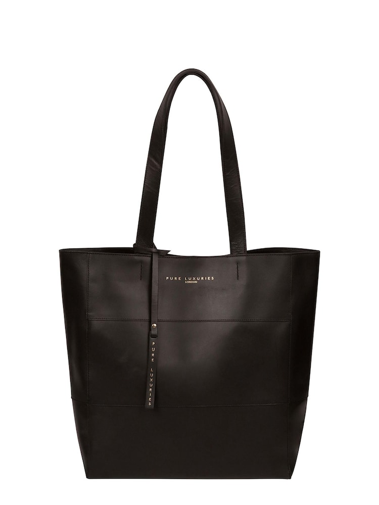 Pure Luxuries London Ashurst Vegetable-Tanned Leather Tote Bag - Image 2 of 5