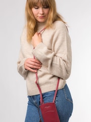 Conkca Siren Leather Cross-Body Phone Bag - Image 1 of 6