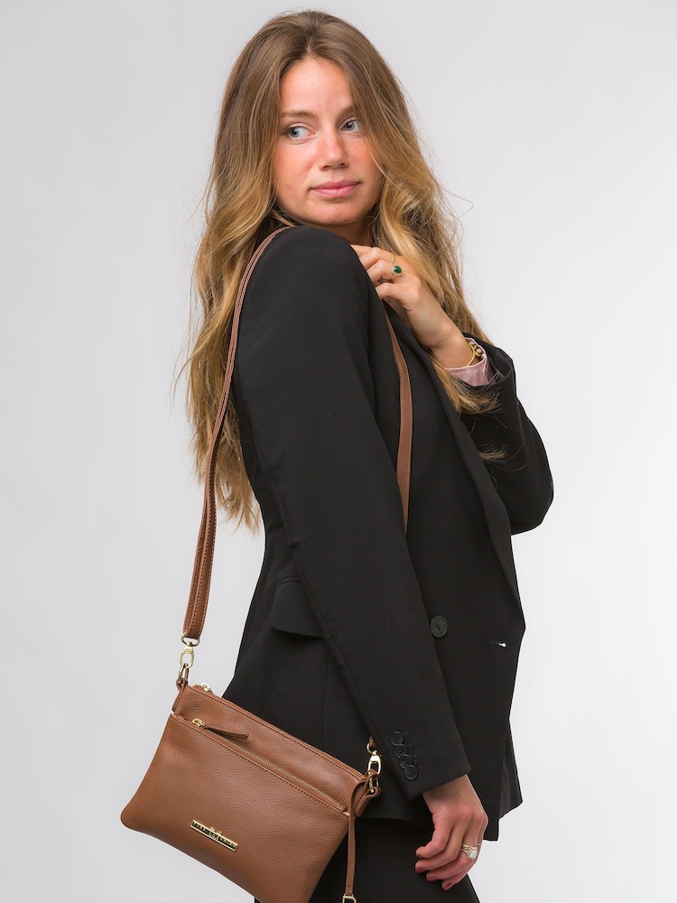 Pure Luxuries London Lytham Leather Clutch Bag - Image 1 of 7