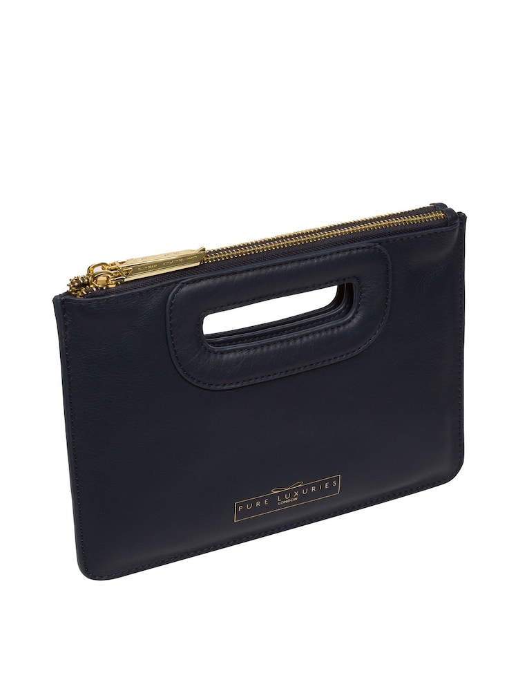 Pure Luxuries London Esher Leather Clutch Bag - Image 6 of 6
