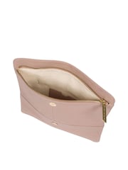 Pink - Pure Luxuries London Golders Clutch aus Leder - Bild 8 von 11