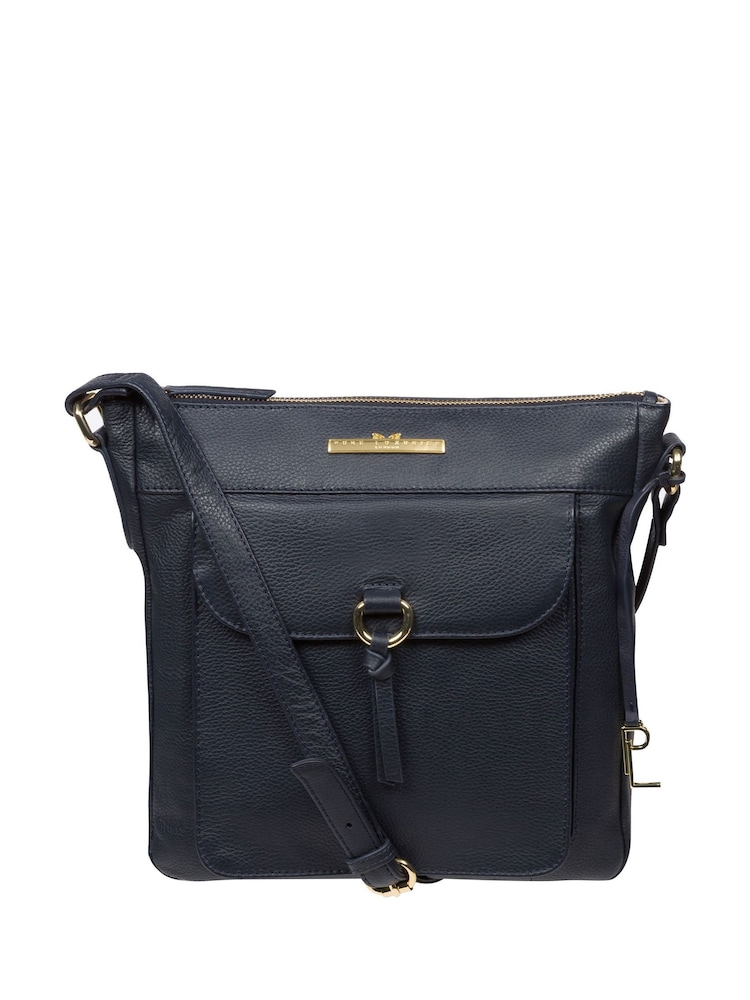Pure Luxuries London Holbroke Leather Shoulder Bag - Image 1 of 6