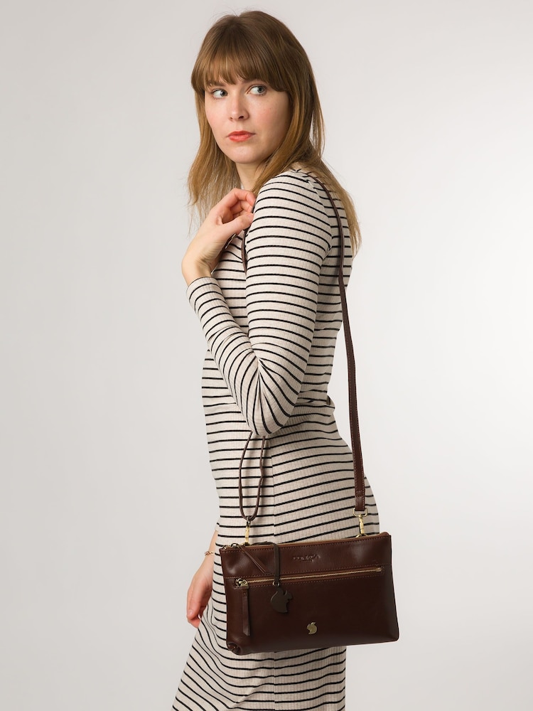 Conkca Minnow Leather Cross-Body Clutch Bag - Image 1 of 7