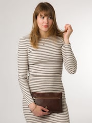 Conkca Minnow Leather Cross-Body Clutch Bag - Image 2 of 7