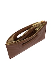 Pure Luxuries London Esher Leather Clutch Bag - Image 5 of 6