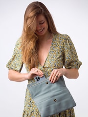 Pure Luxuries London Golders Leather Clutch Bag - Image 14 of 19