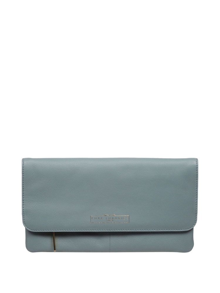 Pure Luxuries London Golders Leather Clutch Bag - Image 3 of 7
