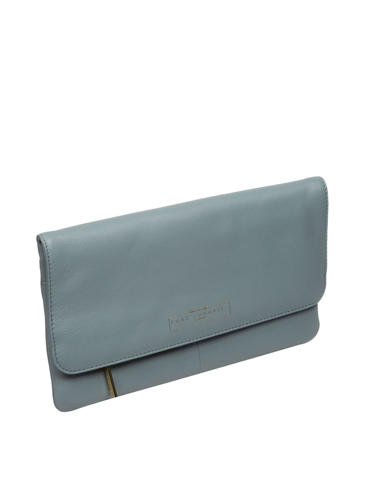 Pure Luxuries London Golders Leather Clutch Bag - Image 5 of 7