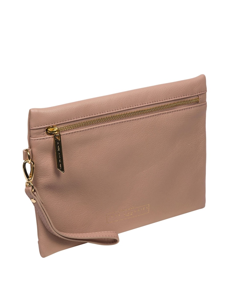 Pure Luxuries London Chalfont Leather Clutch Bag - Image 6 of 7