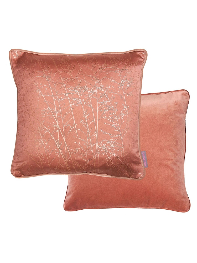 Clarissa Hulse Pink Whispering Grass Cushion - Image 1 of 2