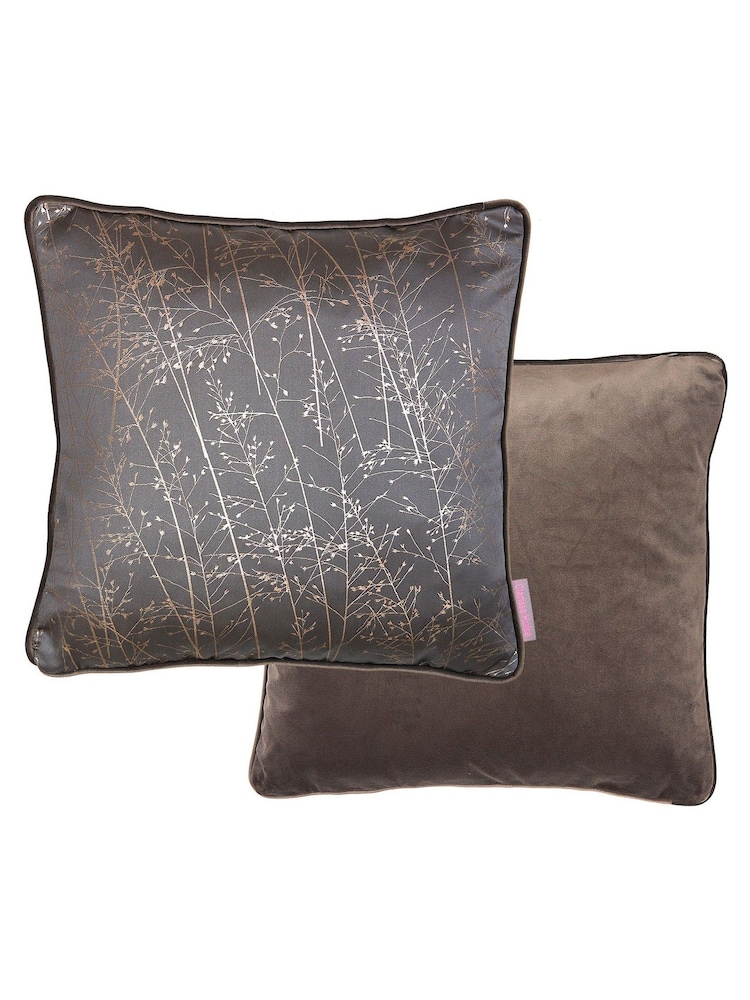 Clarissa Hulse Grey Whispering Grass Cushion - Image 1 of 2