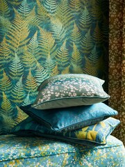 Clarissa Hulse Blue Rue Cushion - Image 3 of 5